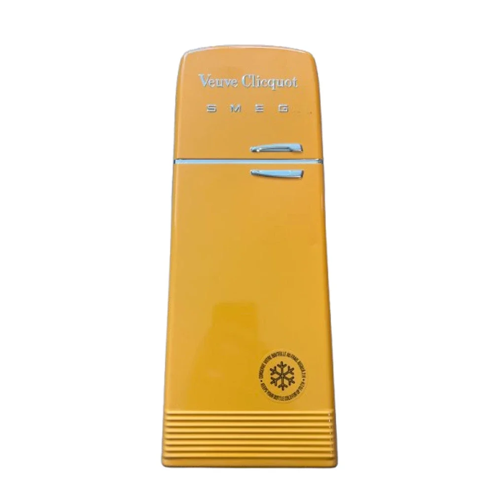 RARE Limited Addition 250 Years Veuve Clicquot SMEG Champagne Cooler Fridge Box